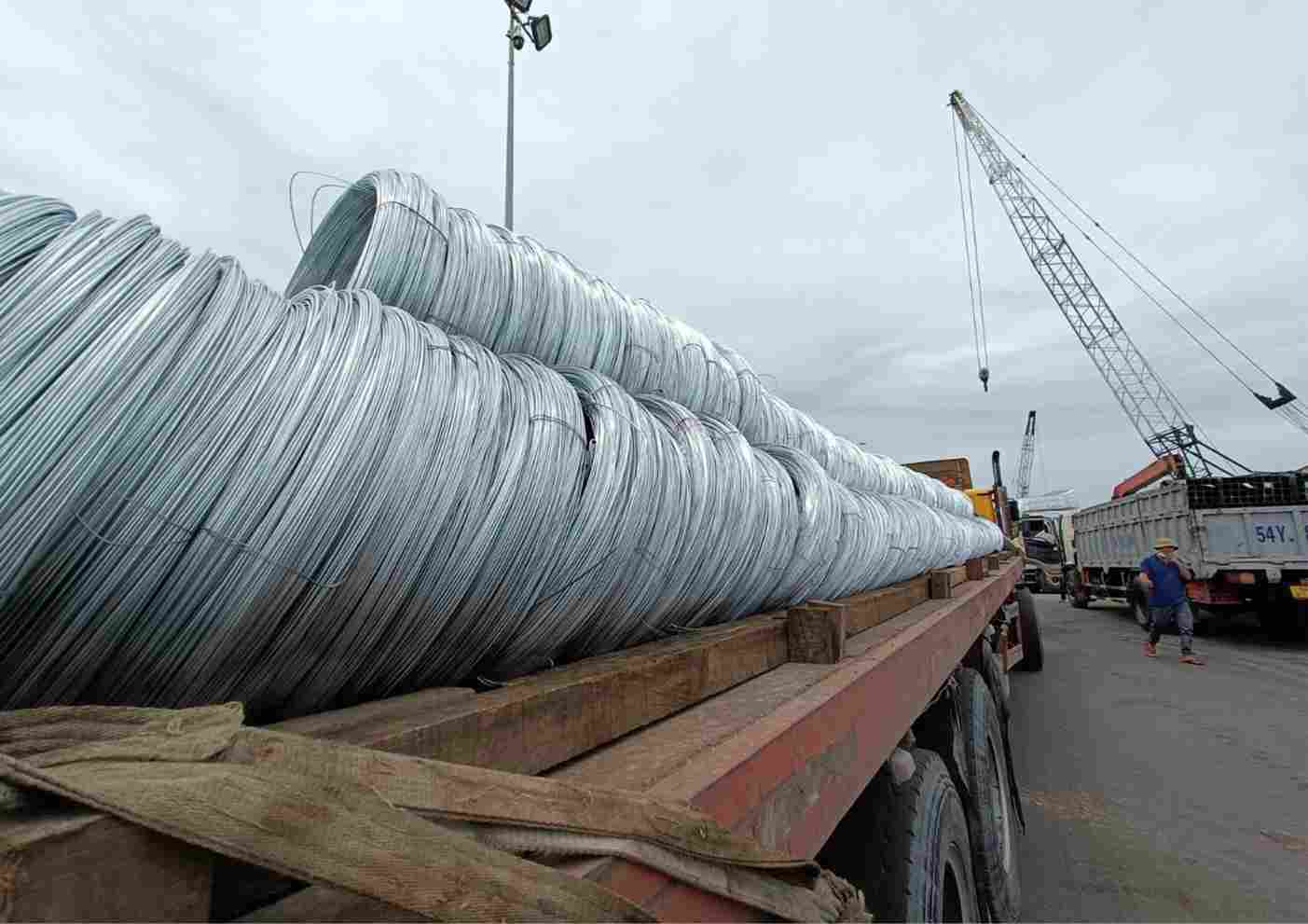 hổ trợ vận chuyển hàng hóa thép mạ kẽm nhúng nóng tận nơi dự án công trình