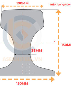 thép ray qu100